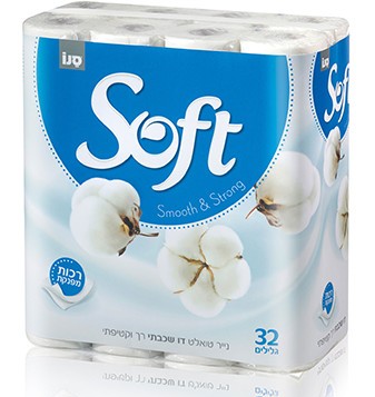 SANO PAPER (TOILET) SOFT WHITE 40 role/bax sanito.ro